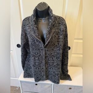 Royal Robbins Charcoal Patterned Cardigan